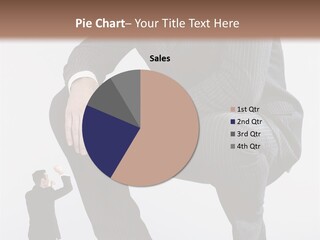 Box Businessman Dwarf PowerPoint Template