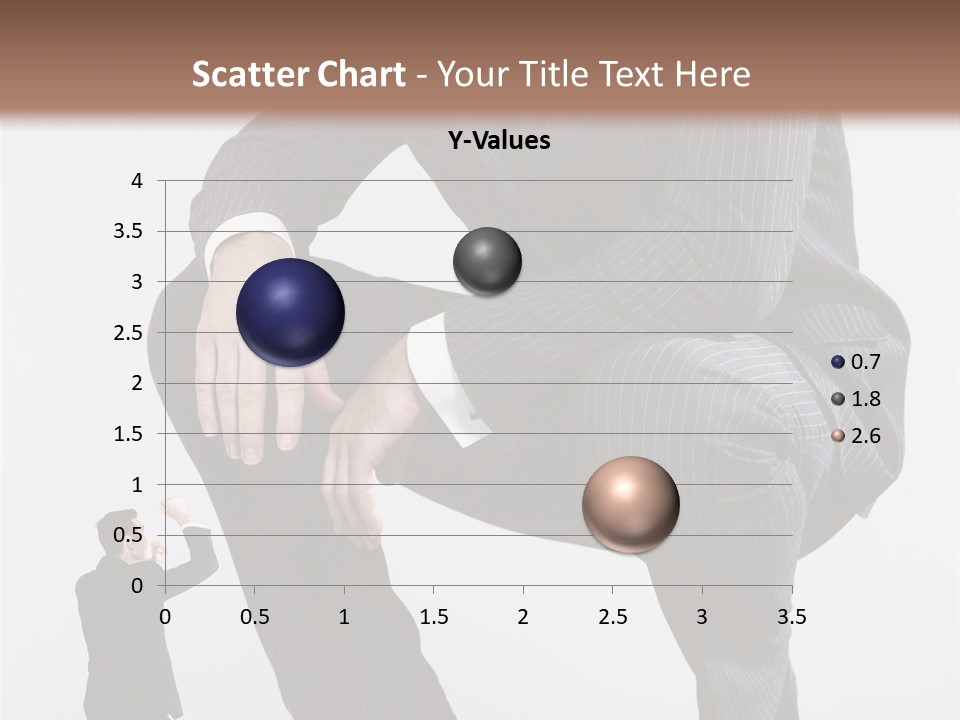 Box Businessman Dwarf PowerPoint Template