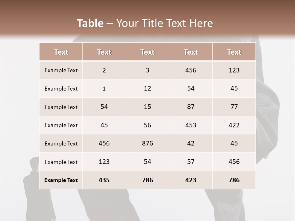Box Businessman Dwarf PowerPoint Template