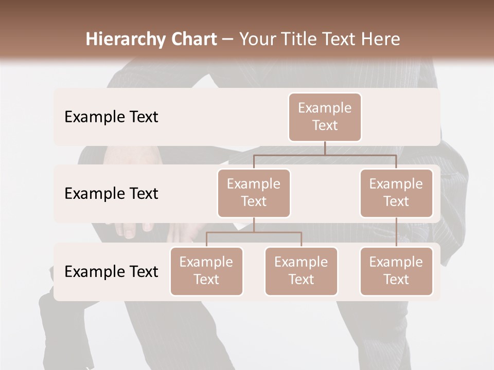 Box Businessman Dwarf PowerPoint Template