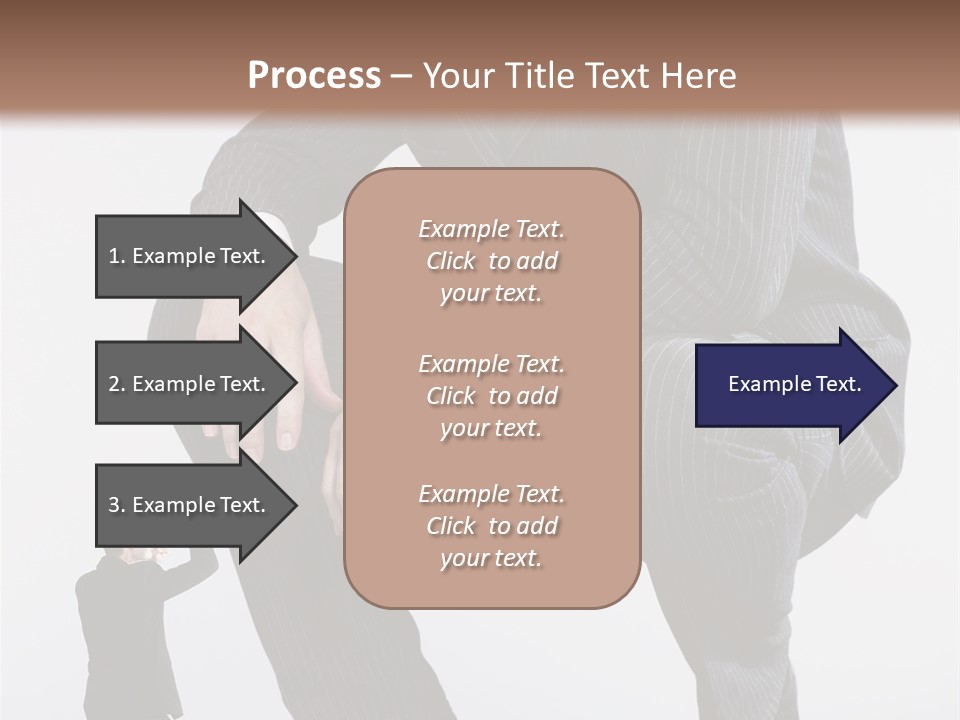 Box Businessman Dwarf PowerPoint Template