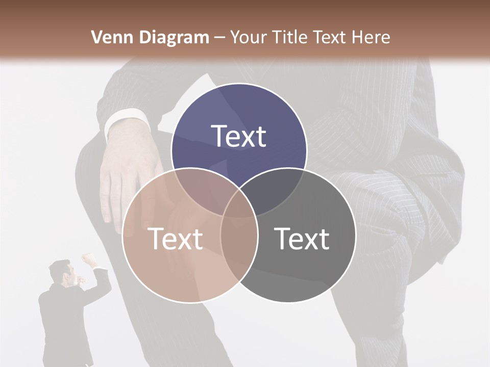 Box Businessman Dwarf PowerPoint Template