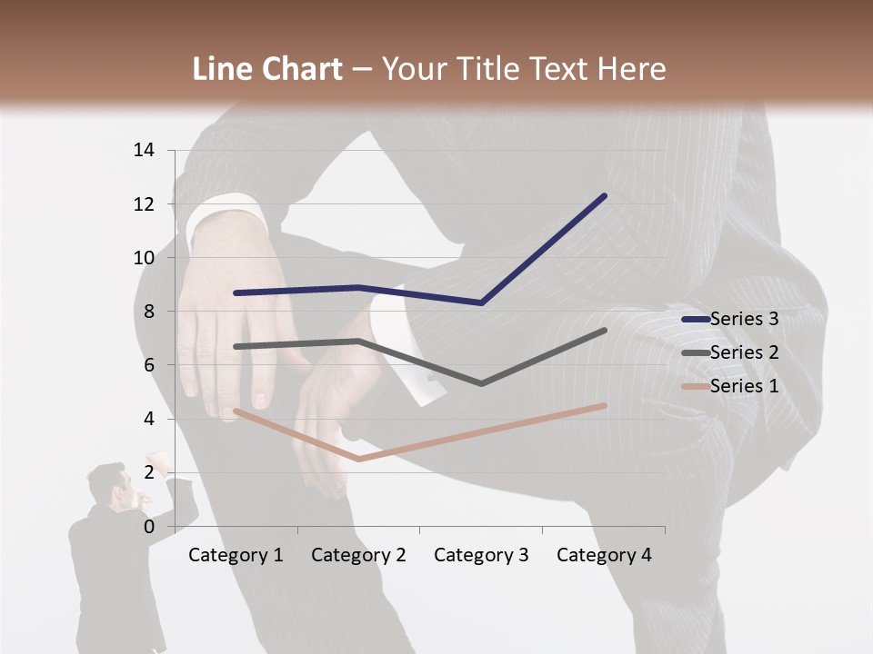 Box Businessman Dwarf PowerPoint Template