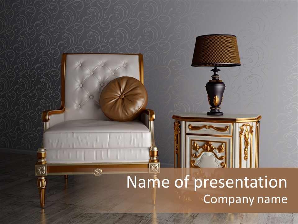 Luxury Decoration Classical PowerPoint Template