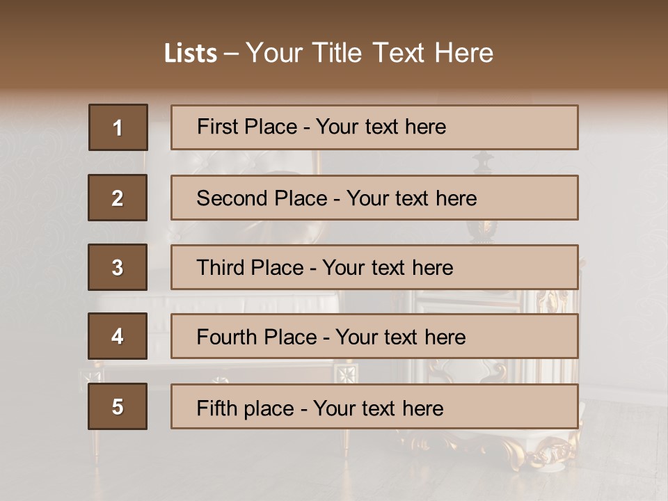 Luxury Decoration Classical PowerPoint Template