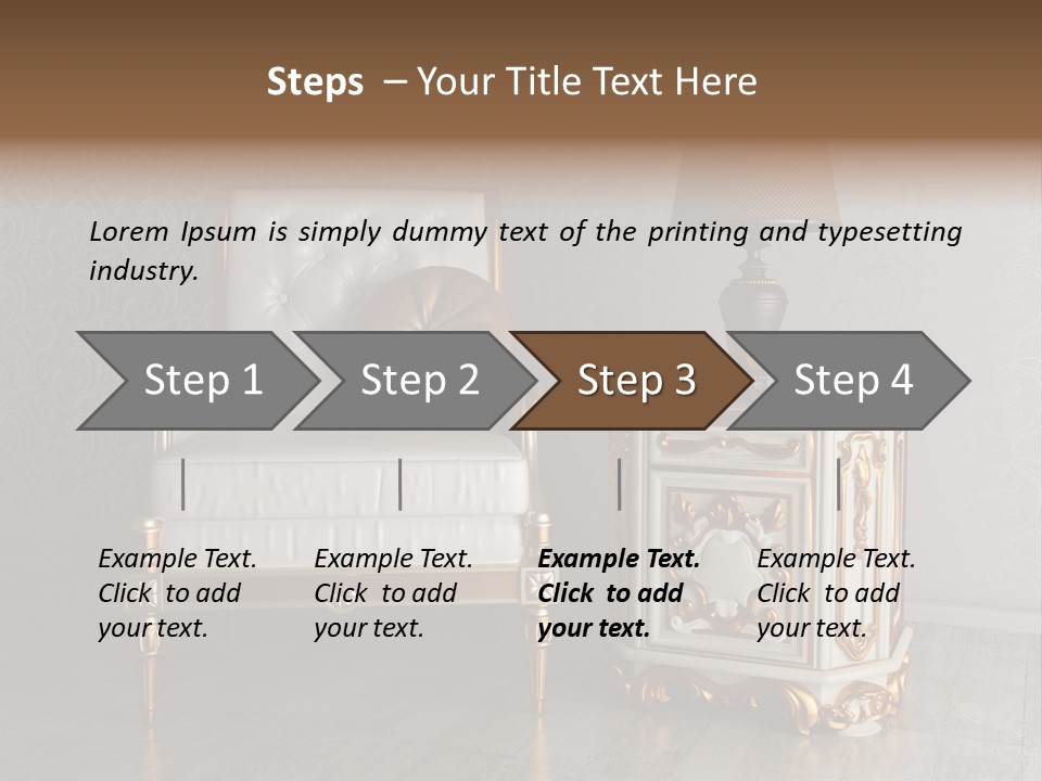 Luxury Decoration Classical PowerPoint Template