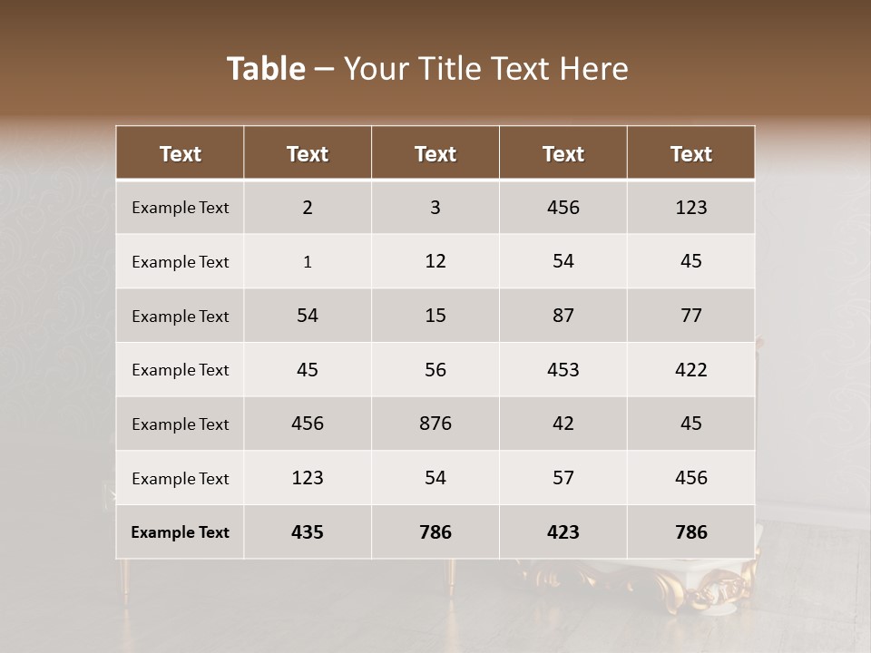 Luxury Decoration Classical PowerPoint Template