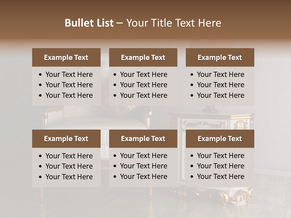 Luxury Decoration Classical PowerPoint Template