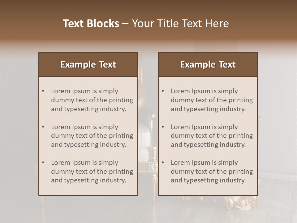 Luxury Decoration Classical PowerPoint Template