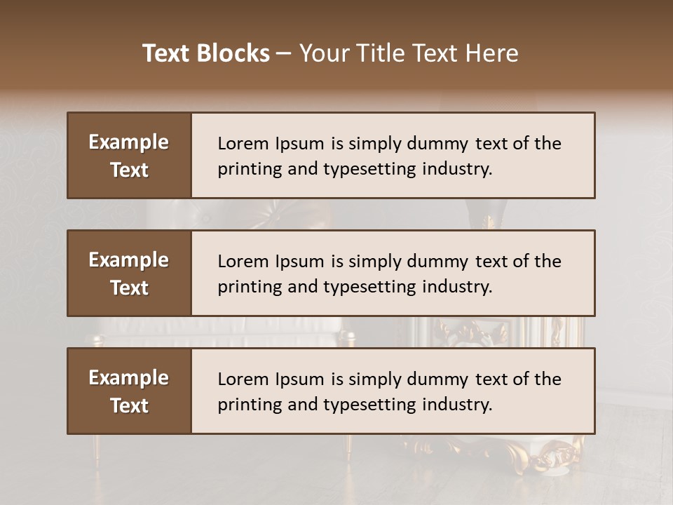 Luxury Decoration Classical PowerPoint Template