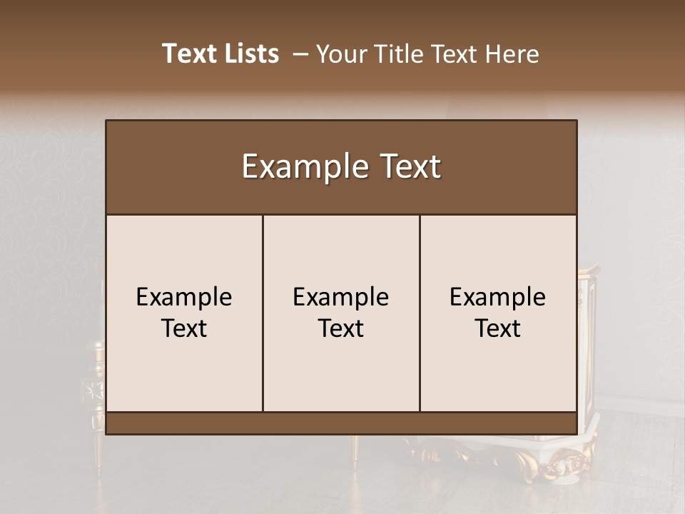 Luxury Decoration Classical PowerPoint Template