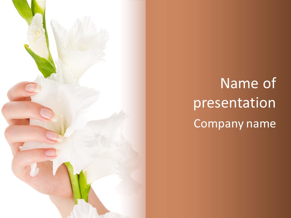 Arm Polish Female PowerPoint Template