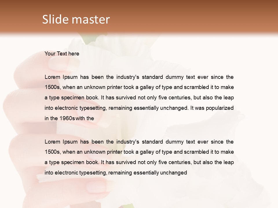 Arm Polish Female PowerPoint Template