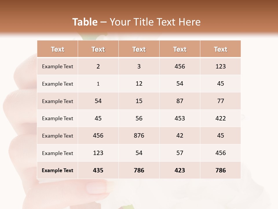 Arm Polish Female PowerPoint Template