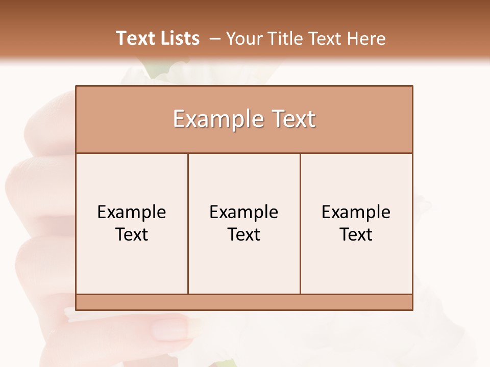 Arm Polish Female PowerPoint Template