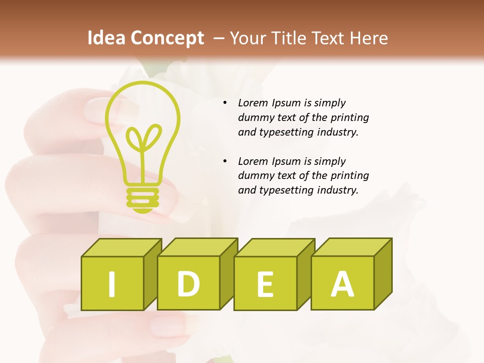 Arm Polish Female PowerPoint Template