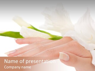 Close Up Natural Wellness PowerPoint Template