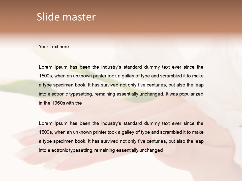 Close Up Natural Wellness PowerPoint Template