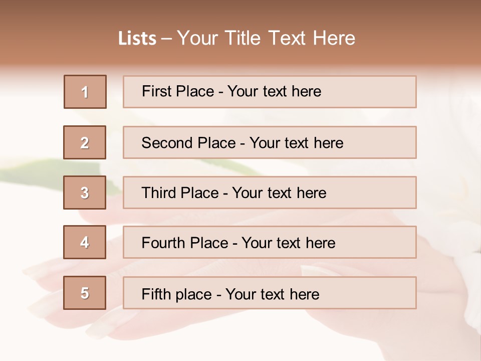 Close Up Natural Wellness PowerPoint Template