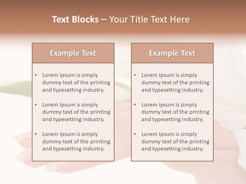 Close Up Natural Wellness PowerPoint Template
