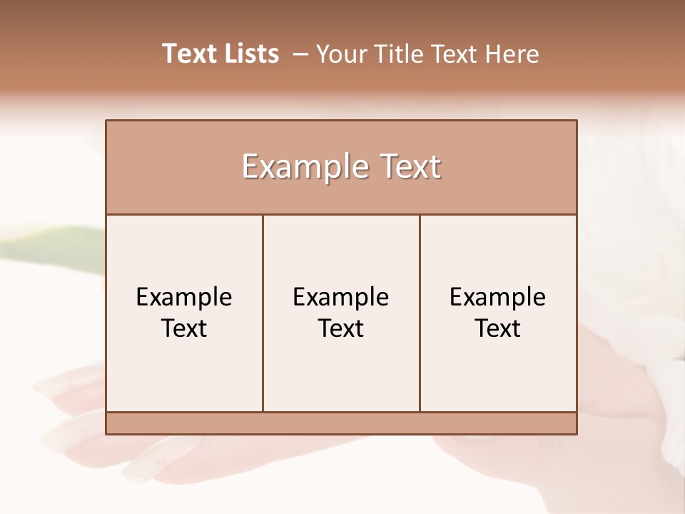 Close Up Natural Wellness PowerPoint Template