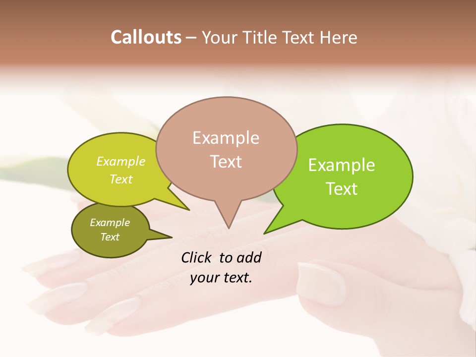 Close Up Natural Wellness PowerPoint Template