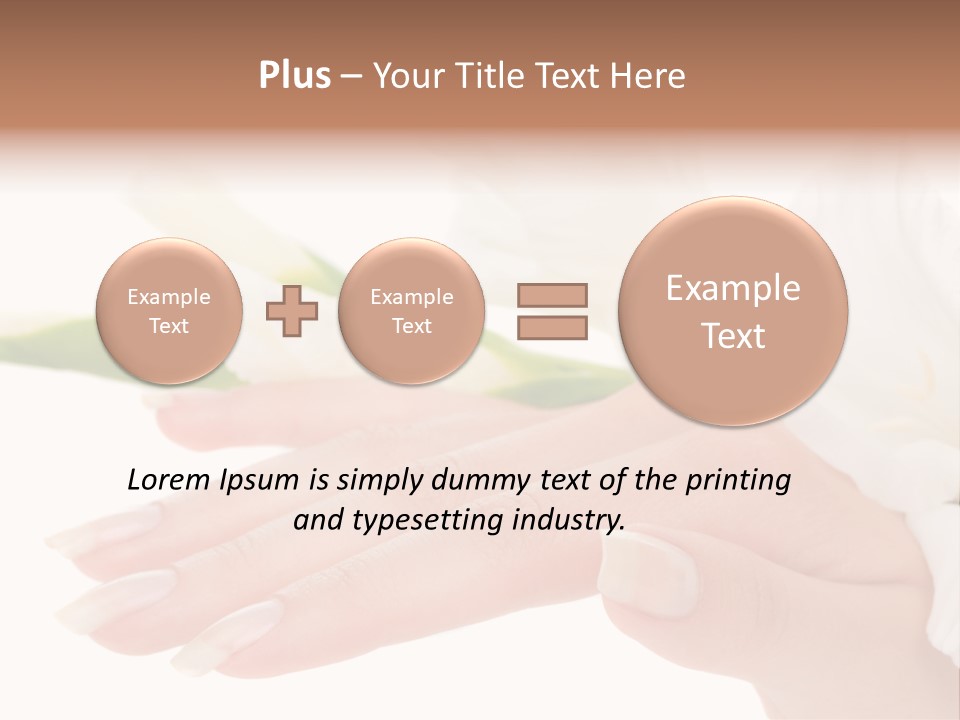 Close Up Natural Wellness PowerPoint Template