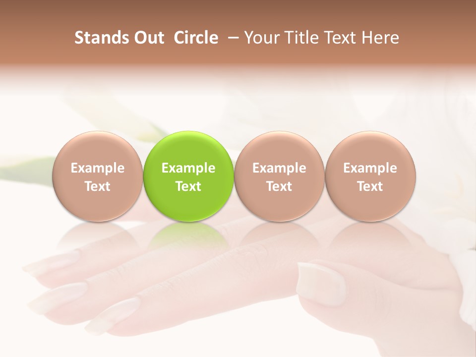 Close Up Natural Wellness PowerPoint Template