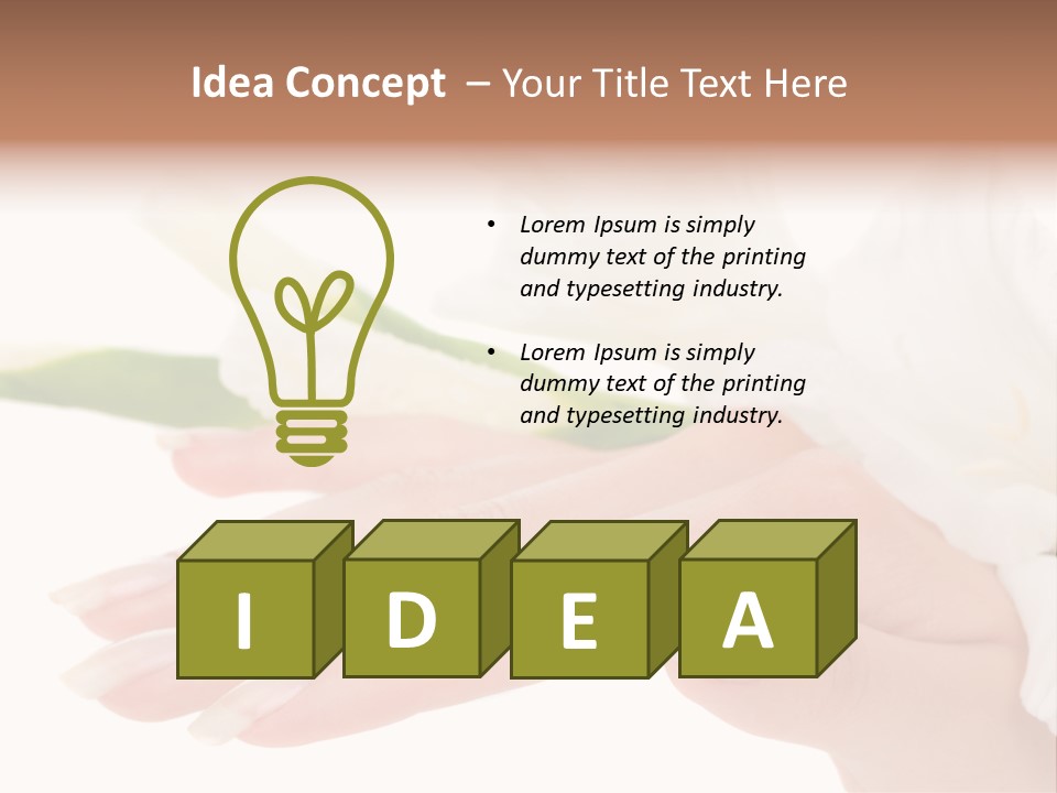 Close Up Natural Wellness PowerPoint Template