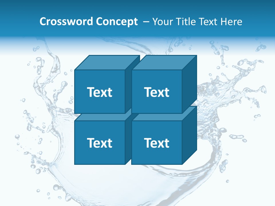 Abstract Fluid Transparent PowerPoint Template