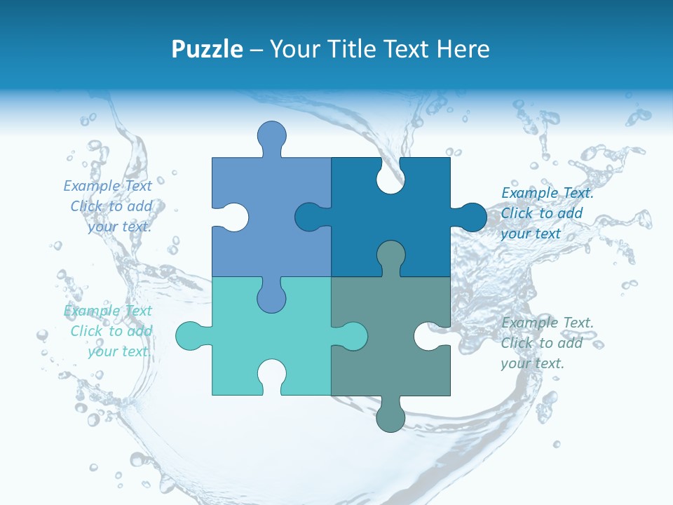 Abstract Fluid Transparent PowerPoint Template