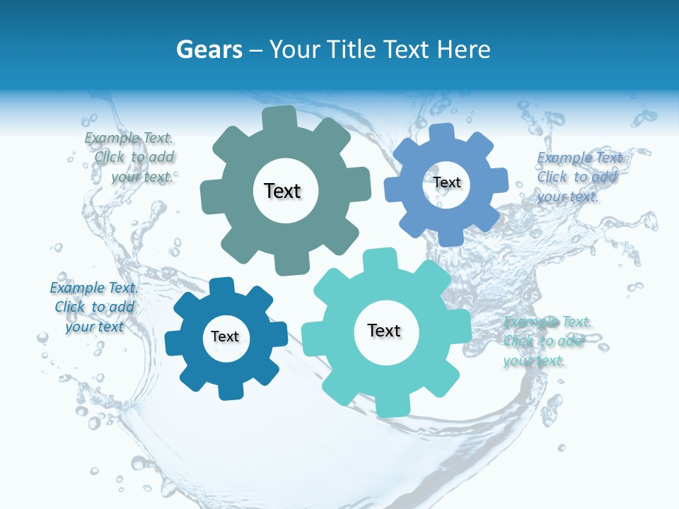 Abstract Fluid Transparent PowerPoint Template