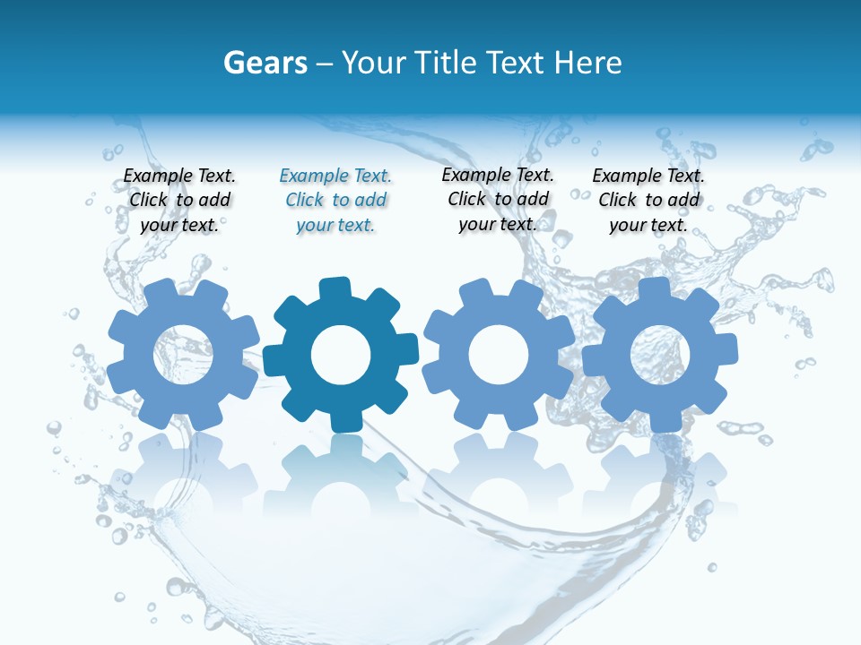 Abstract Fluid Transparent PowerPoint Template