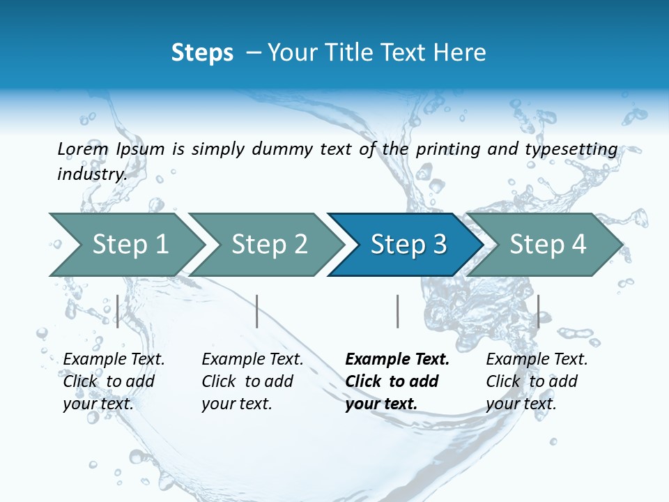 Abstract Fluid Transparent PowerPoint Template