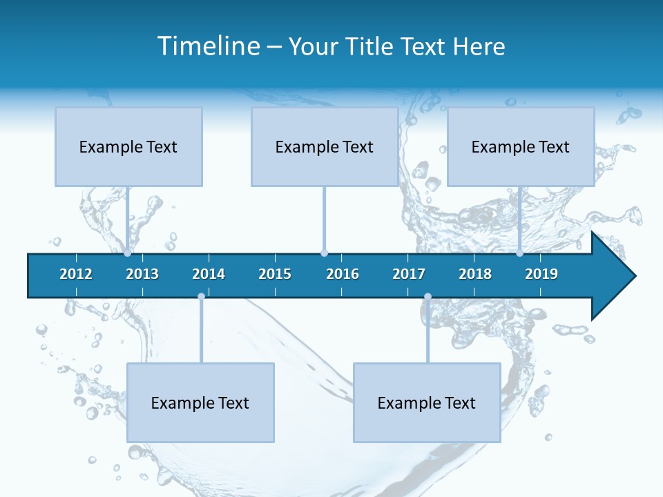Abstract Fluid Transparent PowerPoint Template