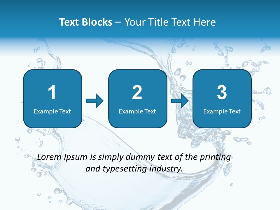 Abstract Fluid Transparent PowerPoint Template