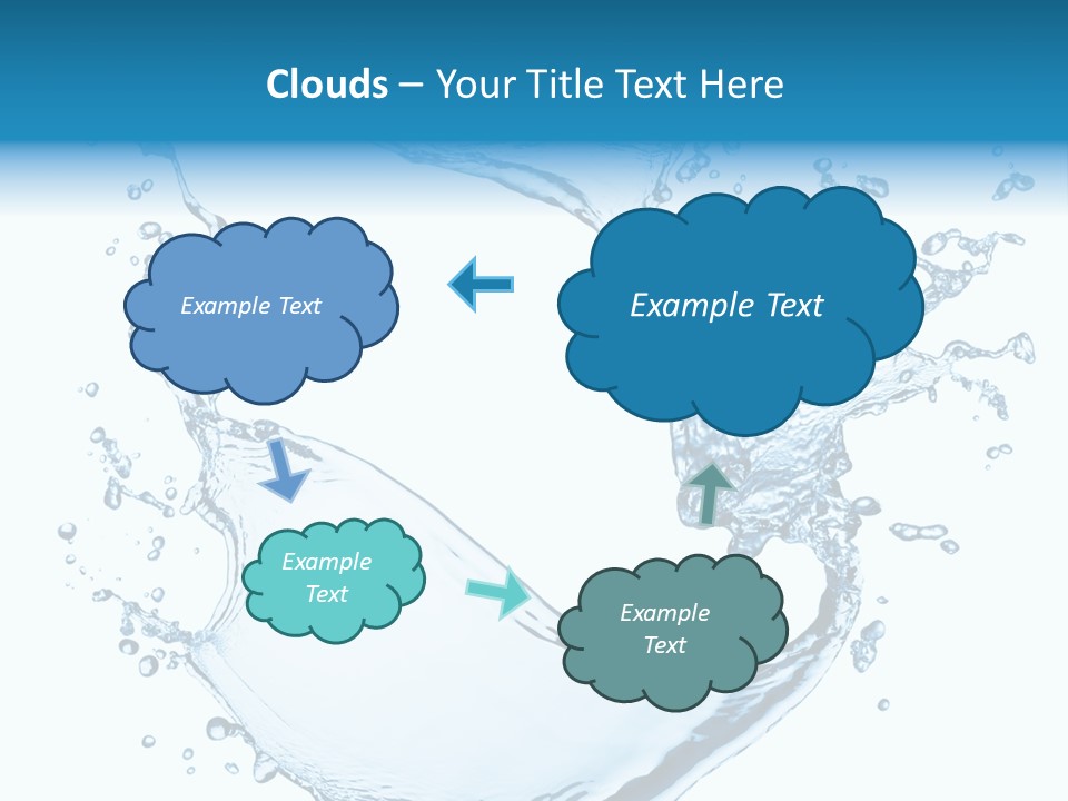 Abstract Fluid Transparent PowerPoint Template