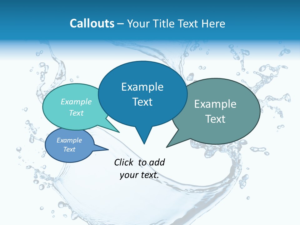 Abstract Fluid Transparent PowerPoint Template