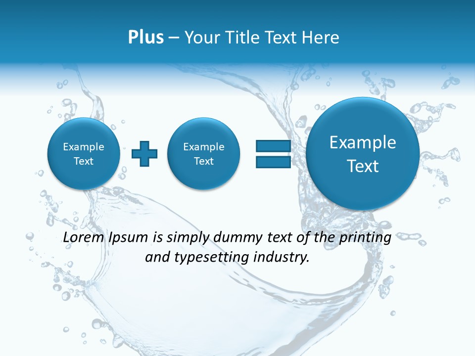 Abstract Fluid Transparent PowerPoint Template