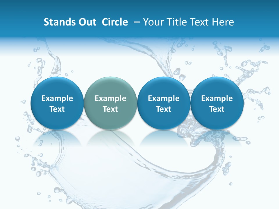 Abstract Fluid Transparent PowerPoint Template