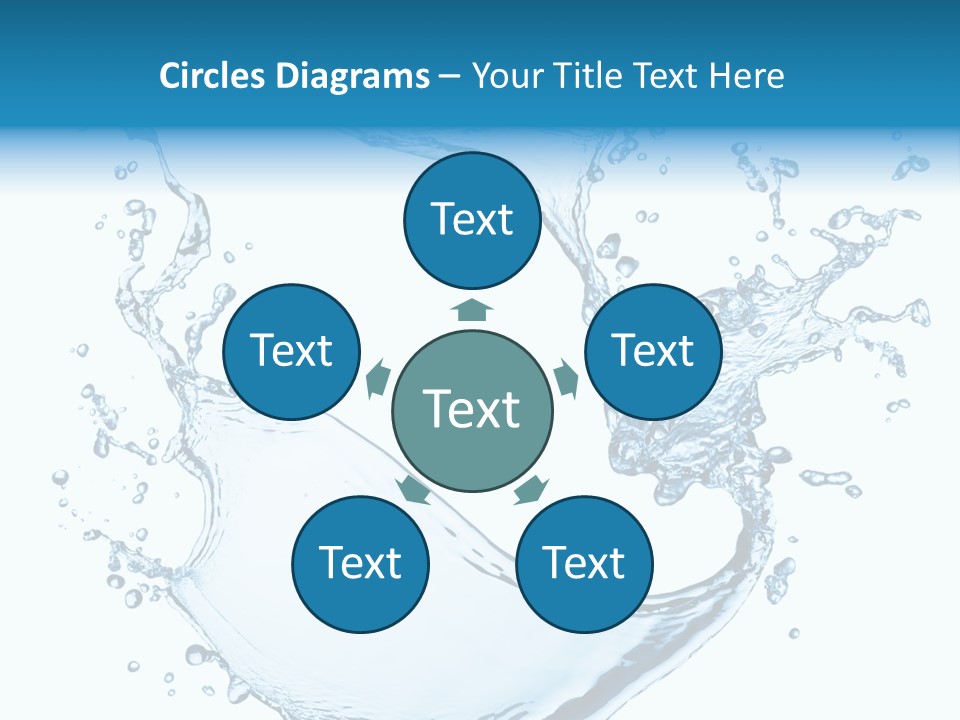 Abstract Fluid Transparent PowerPoint Template
