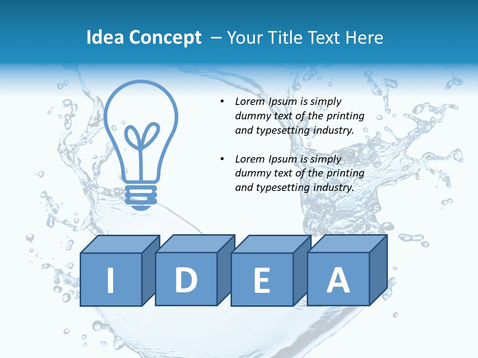 Abstract Fluid Transparent PowerPoint Template