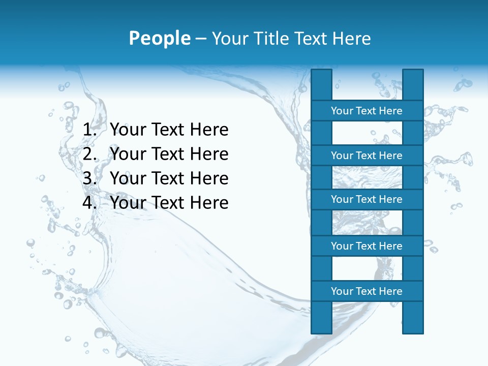 Abstract Fluid Transparent PowerPoint Template