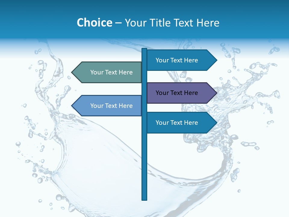 Abstract Fluid Transparent PowerPoint Template