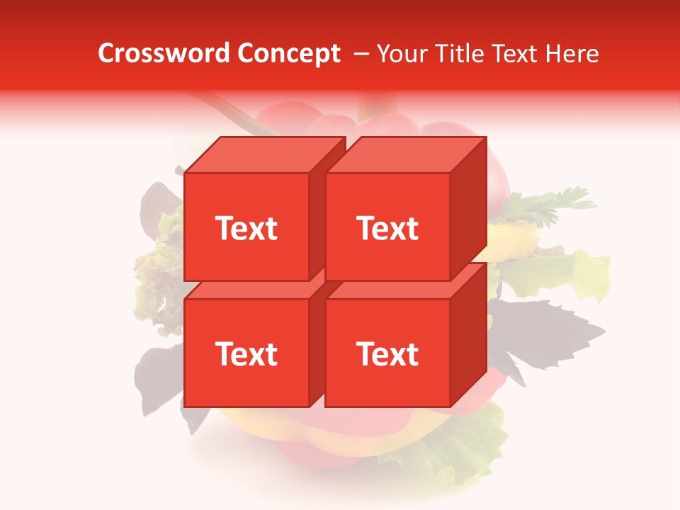 Health Red Appetiser PowerPoint Template