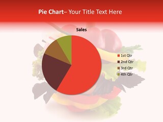 Health Red Appetiser PowerPoint Template