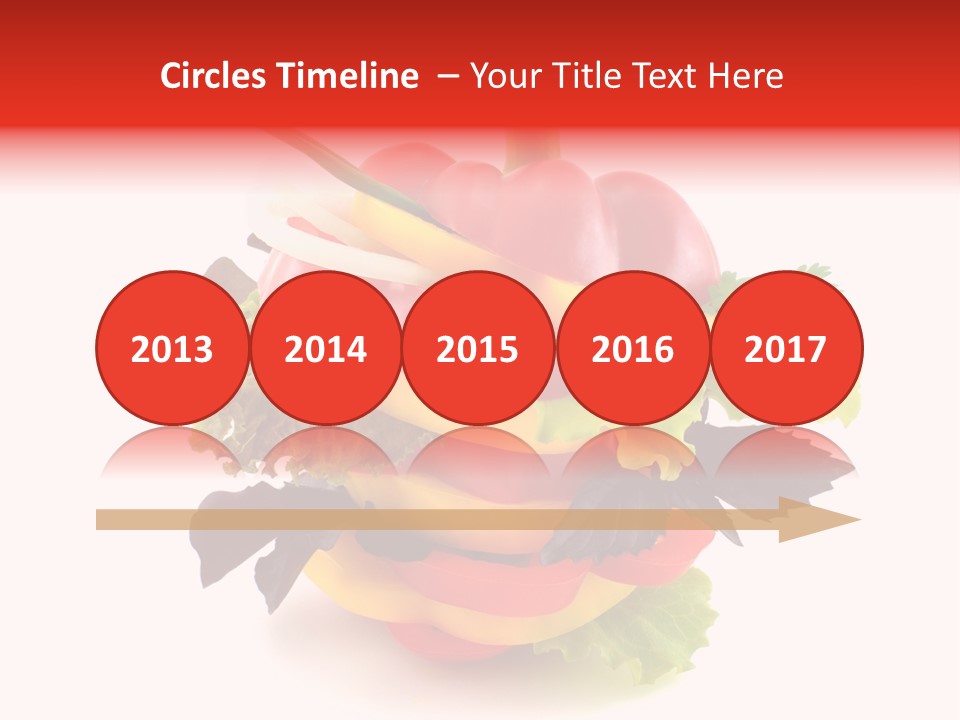 Health Red Appetiser PowerPoint Template