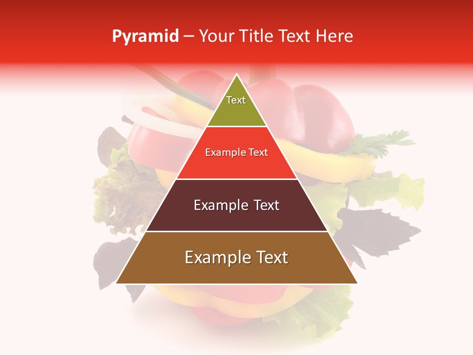 Health Red Appetiser PowerPoint Template