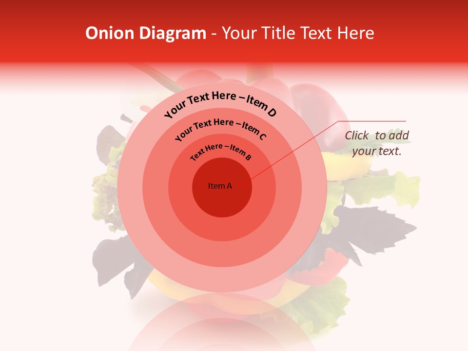 Health Red Appetiser PowerPoint Template