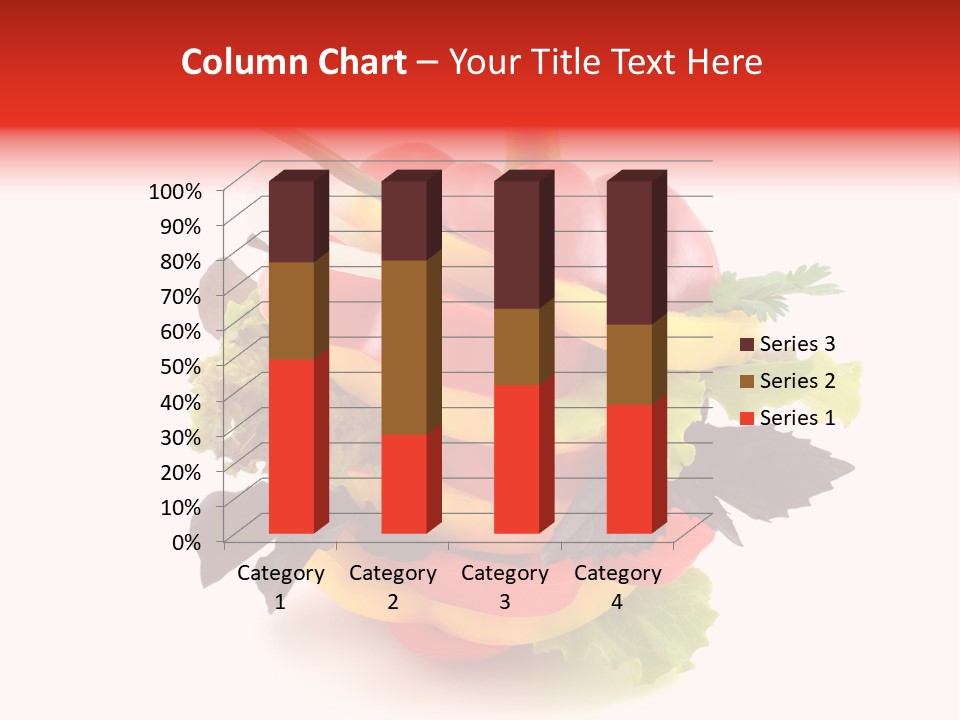 Health Red Appetiser PowerPoint Template